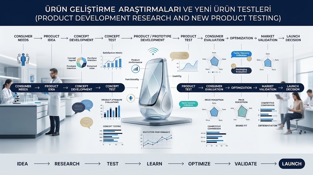Ürün Geliştirme Araştırmaları Ve Yeni Ürün Testleri